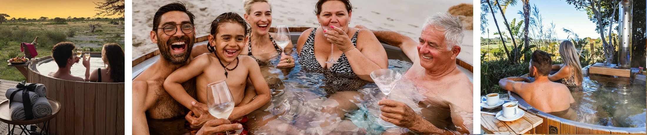 Safari Glamping Hot Tub Wildernis