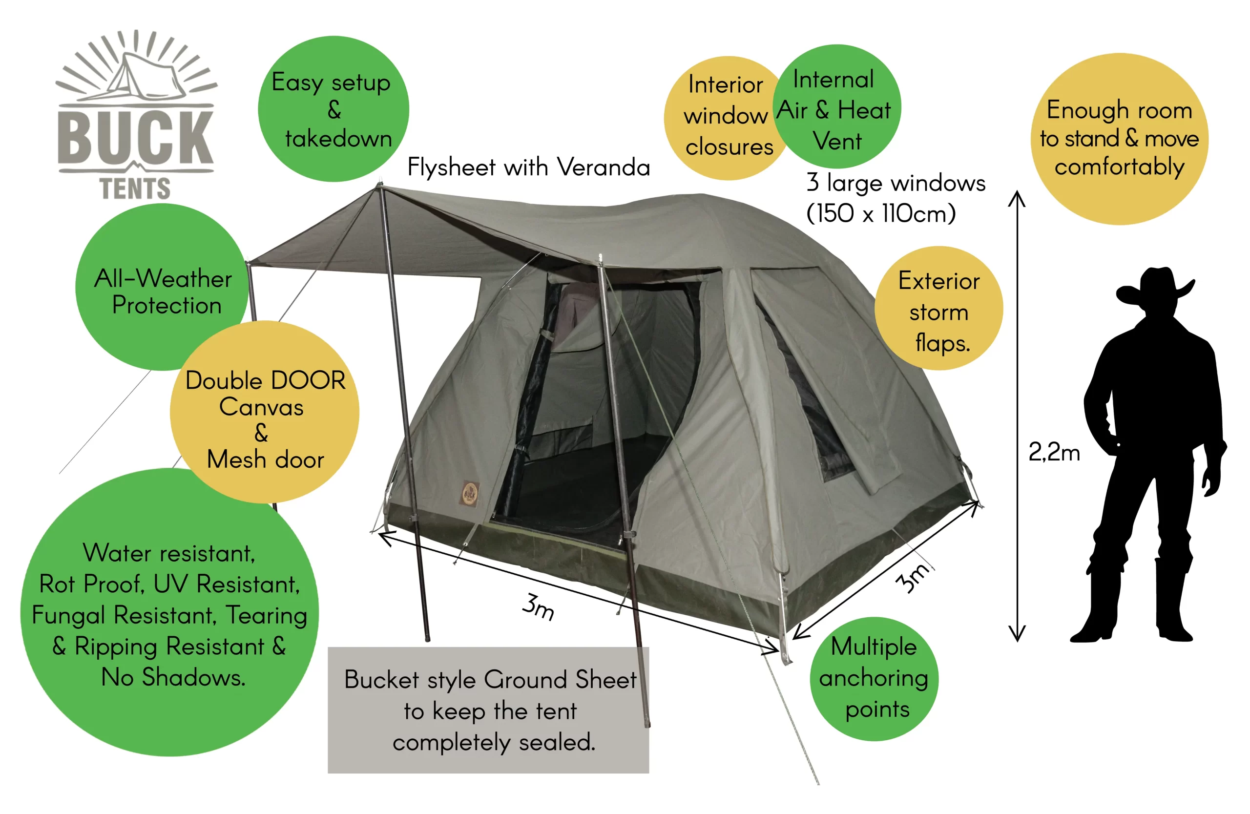 Buck Tents EAGLE BOW TENT