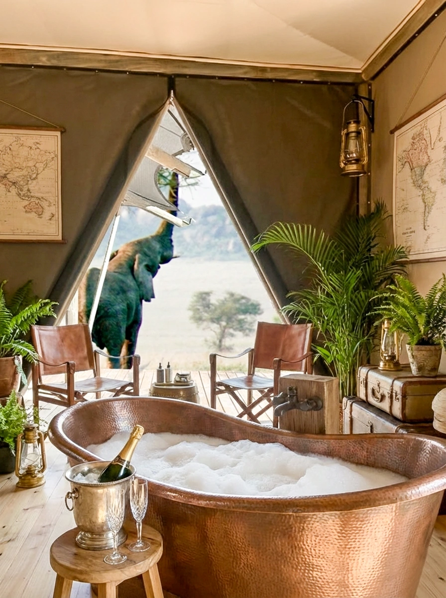 Robertson Buck Tents Bathroom
