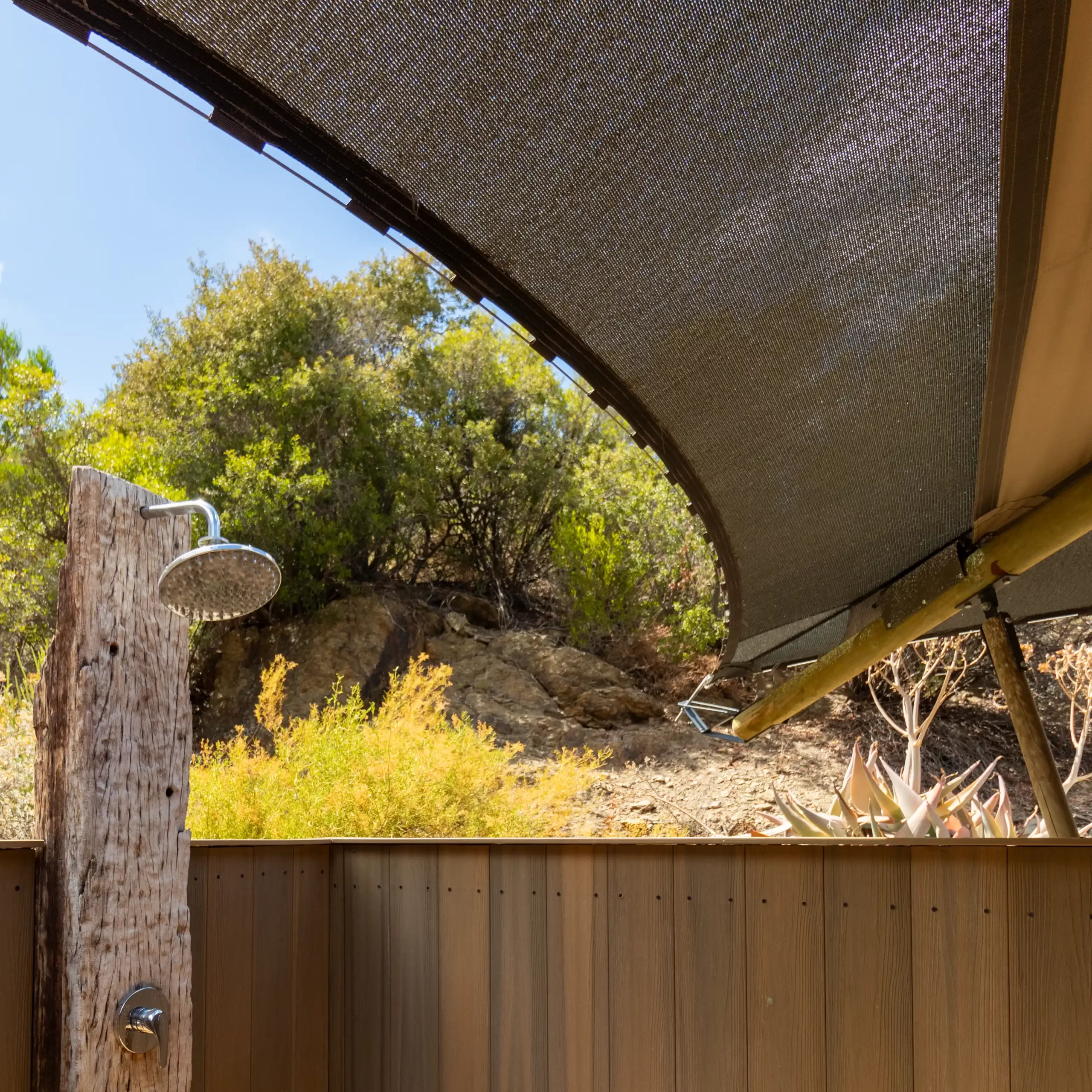 Robertson Buck Tents Shower
