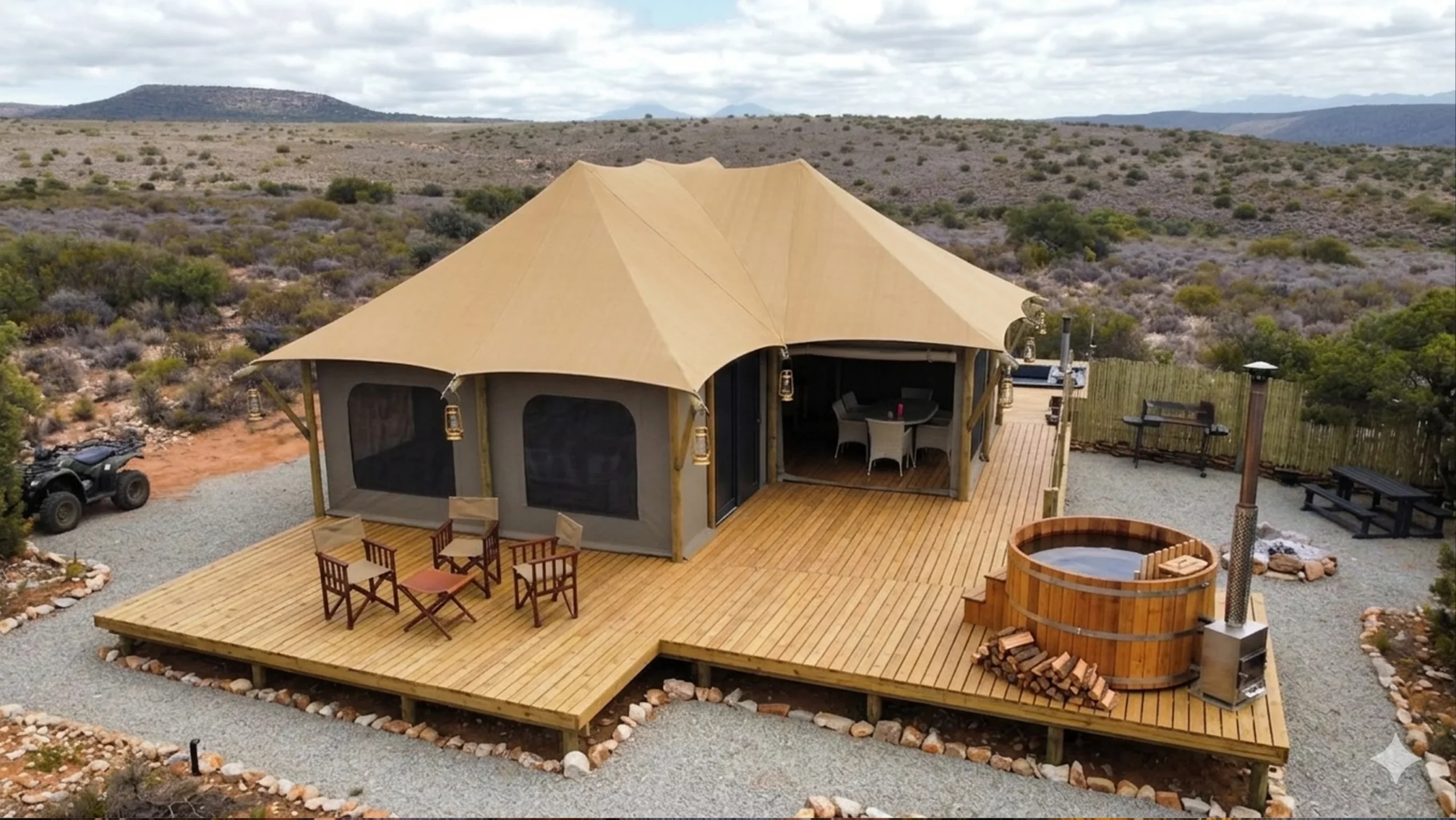 Brandwag Glamping day Tents Buck Tents